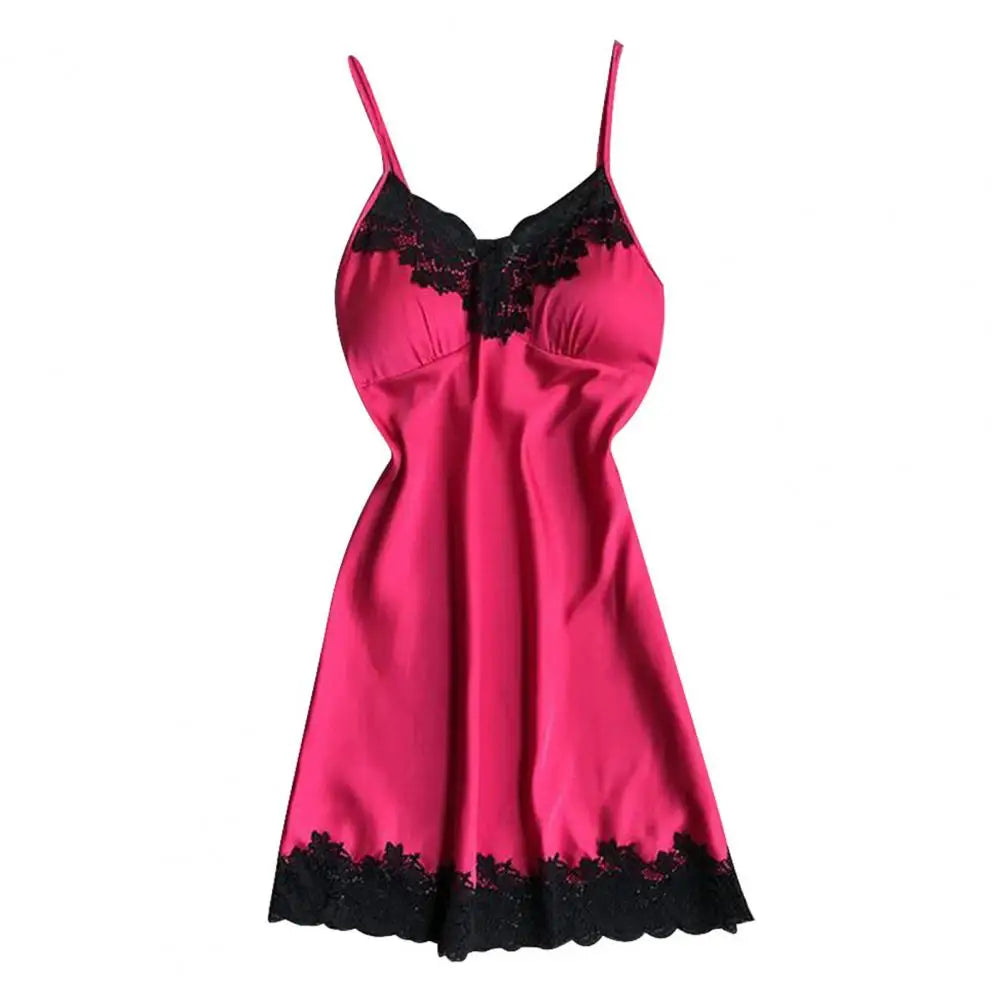 Lace Trim Nightdress – Women’s Sexy Sleepwear