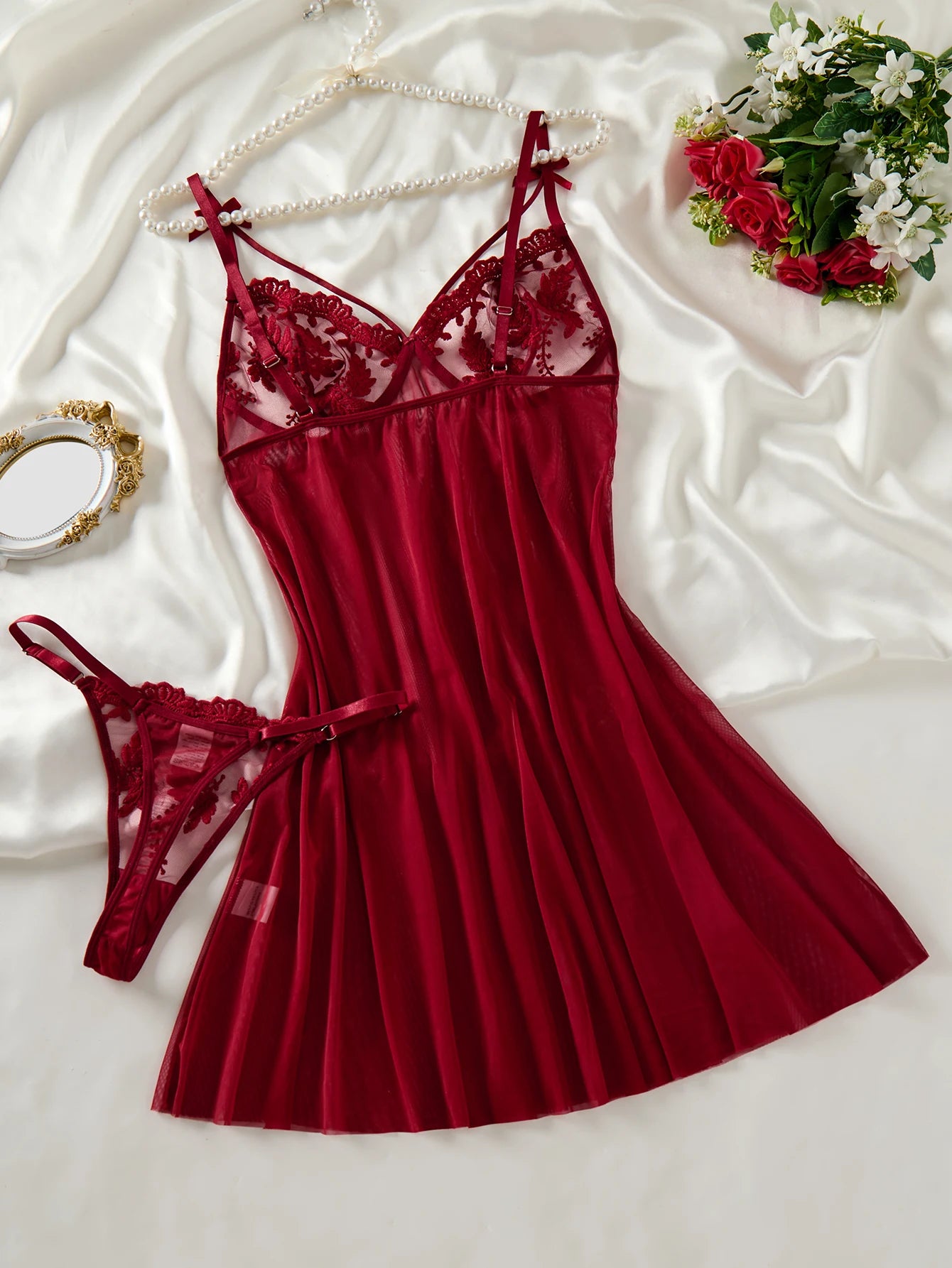 Lace Babydoll Nightdress – Women’s Sexy Sleepwear