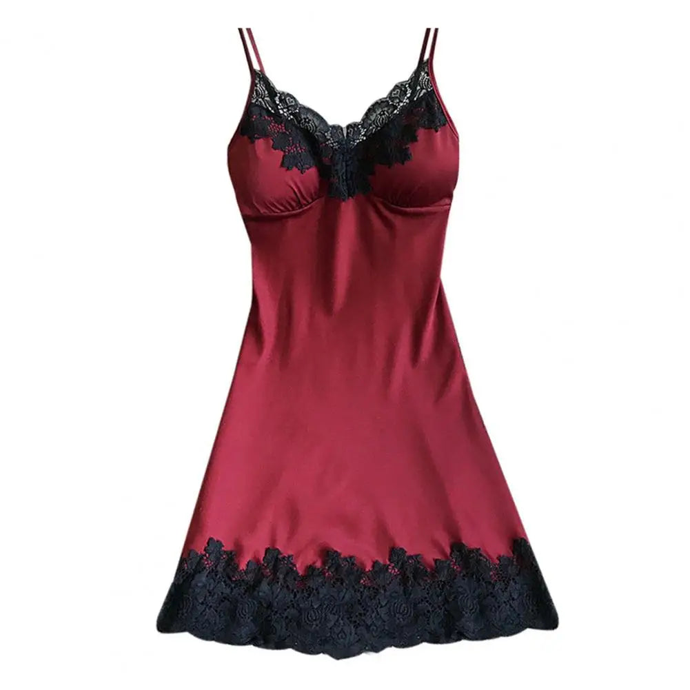 Lace Trim Nightdress – Women’s Sexy Sleepwear