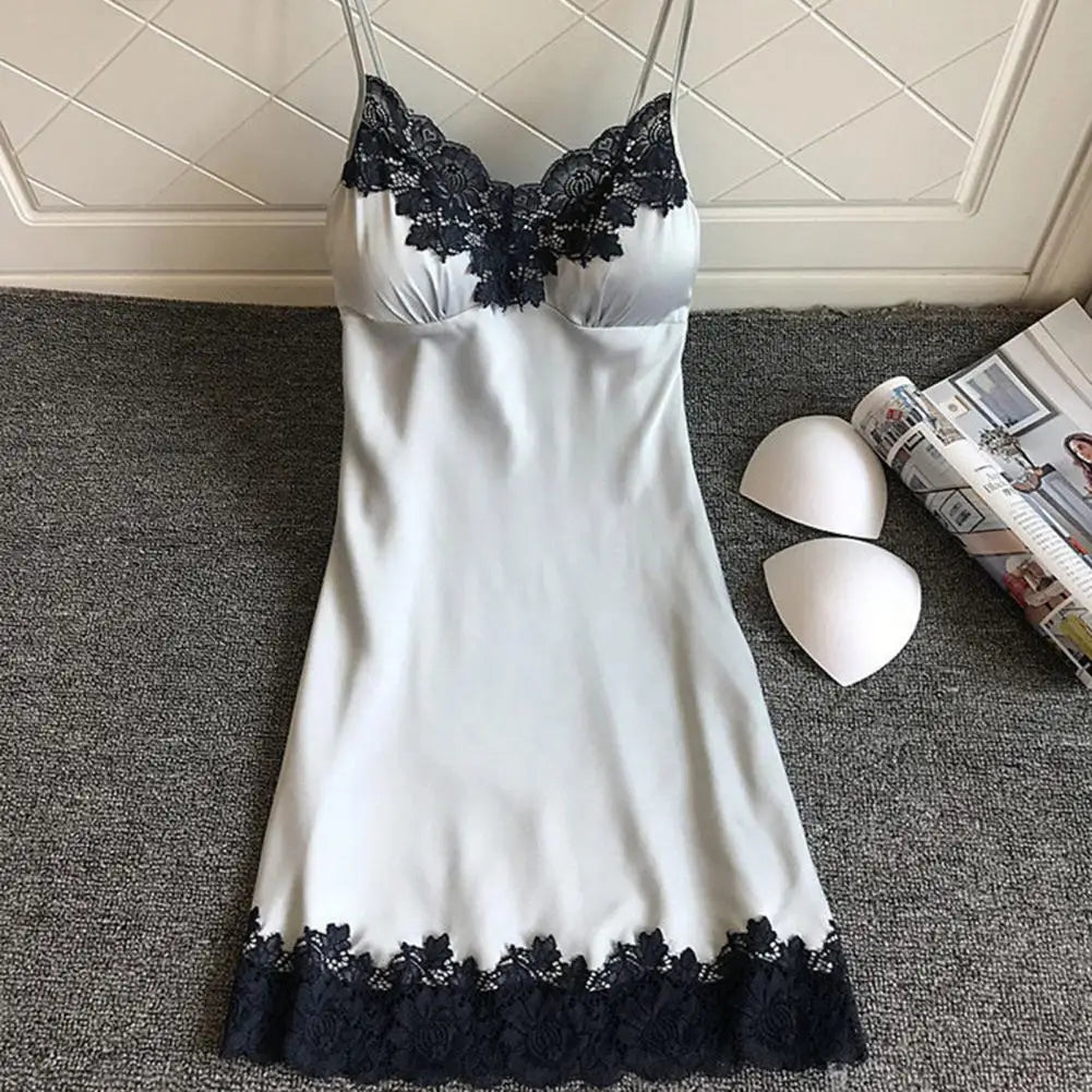 Lace Trim Nightdress – Women’s Sexy Sleepwear