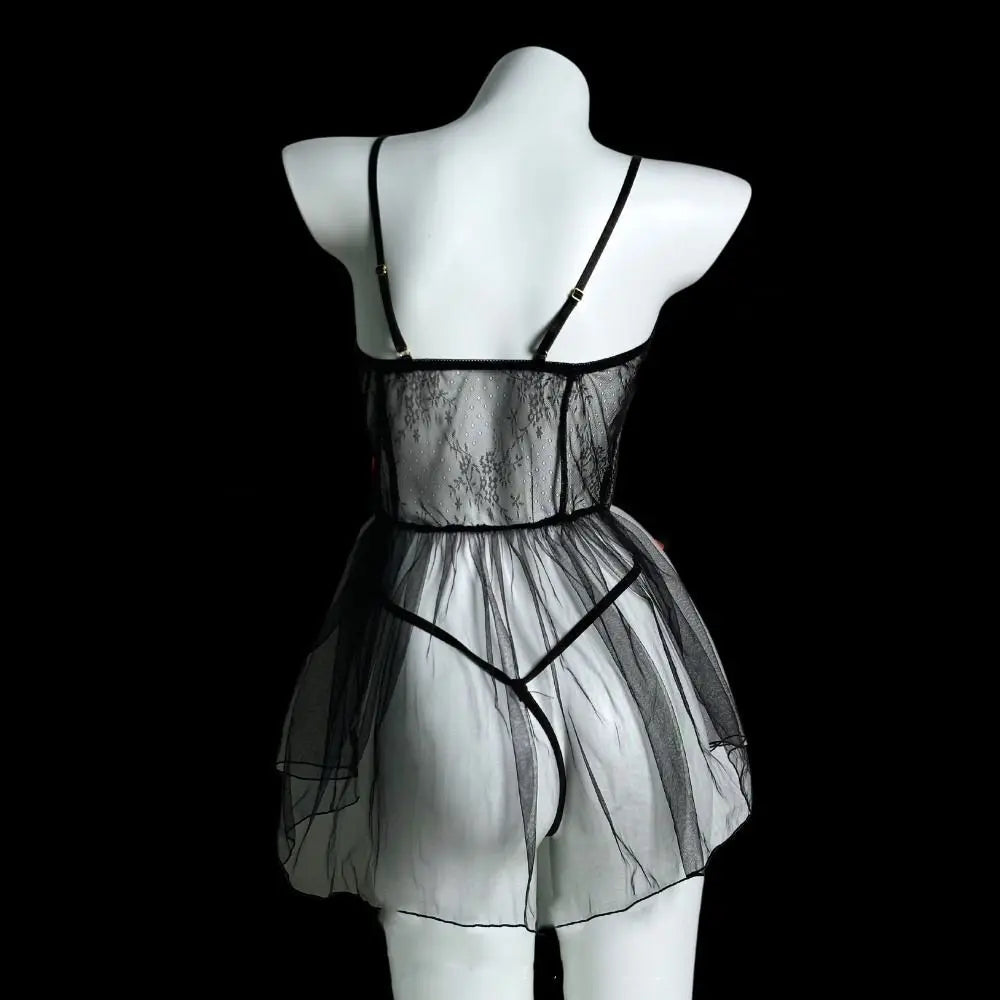 Midnight Lace Slip