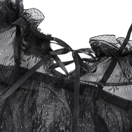 Midnight Lace Slip