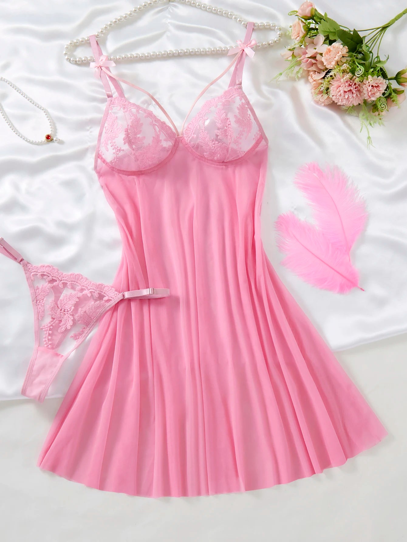 Lace Babydoll Nightdress – Women’s Sexy Sleepwear
