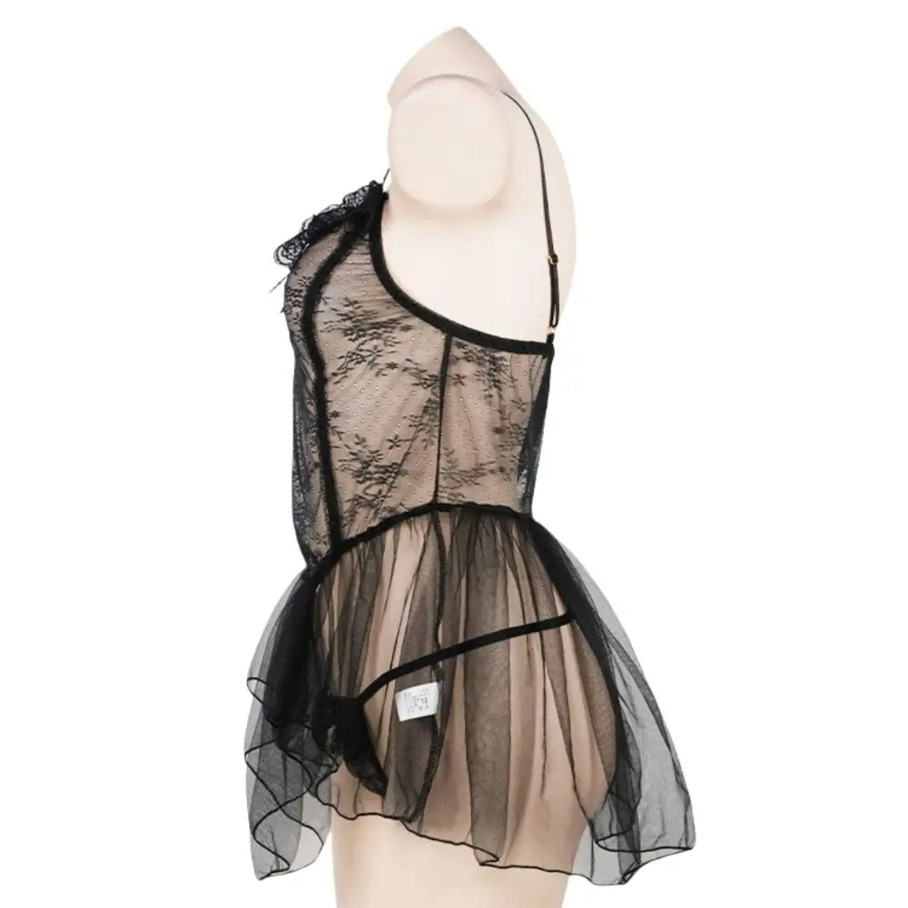 Midnight Lace Slip