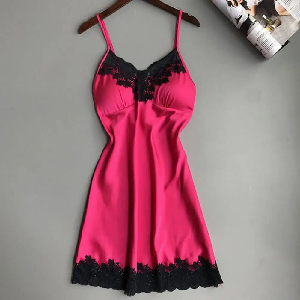 Lace Trim Nightdress – Women’s Sexy Sleepwear