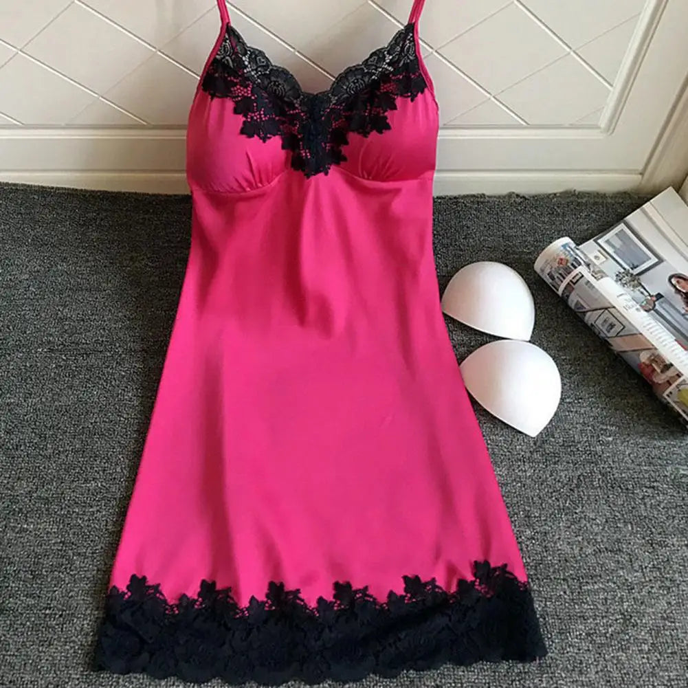 Lace Trim Nightdress – Women’s Sexy Sleepwear
