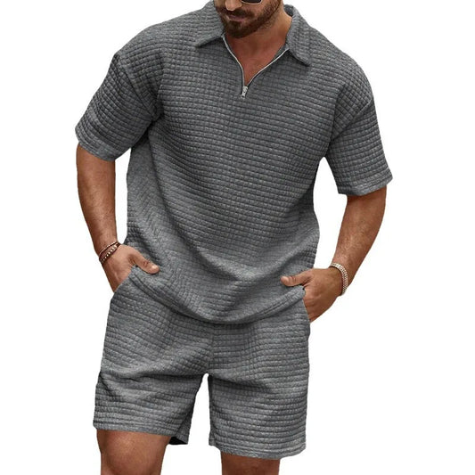 Men’s Summer Polo Short Set